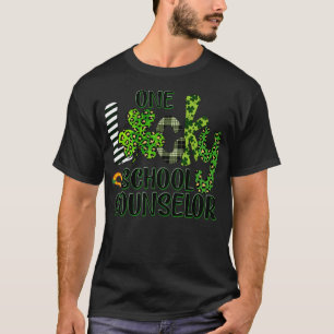 Camiseta Mujeres Shamrock, consejera de escuela afortunada 