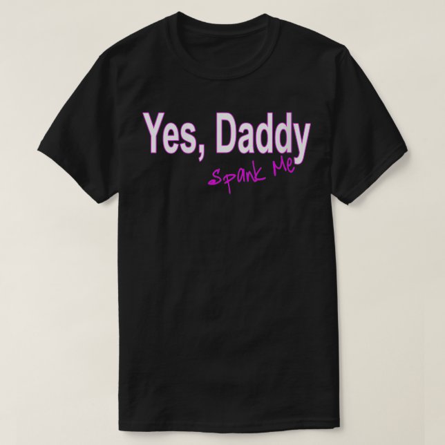 Camiseta Mujeres Sí Papi Spank Me Females VNeck (Diseño del anverso)