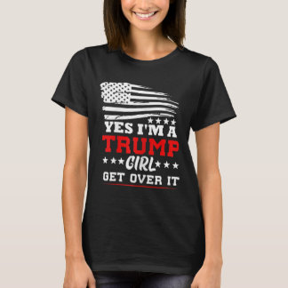 Camiseta Mujeres Sí Soy Una Chica De Trump Supéralo - Potus