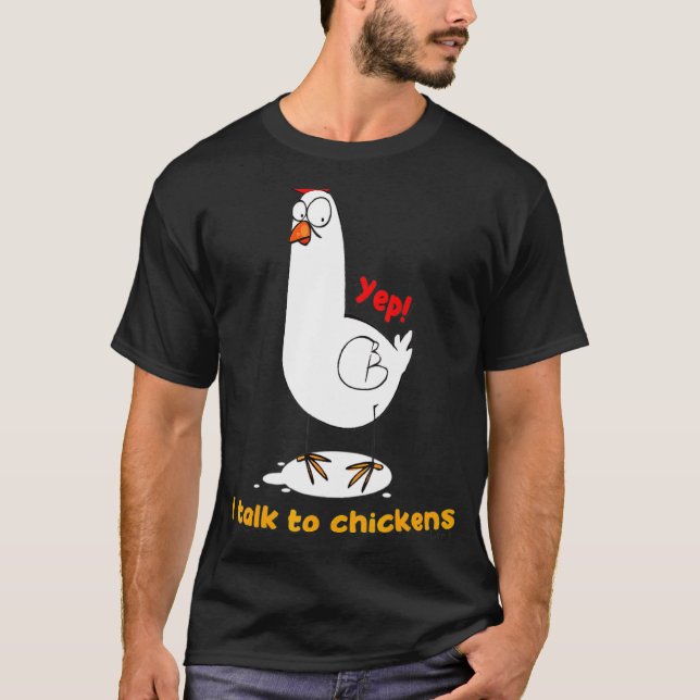 Camiseta Mujeres Siguen Hablando Con Agricultoras De Pollos (Anverso)