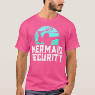 Camiseta Mujeres sirenas de seguridad de vintage de agua de