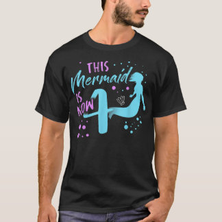Camiseta Mujeres Sirenas Niños Pequeños Fiestas Adolescente