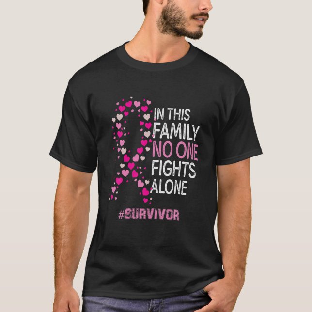 Camiseta Mujeres sobrevivientes de cáncer de mama Cinta ros (Anverso)