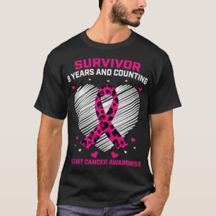 Camiseta Mujeres sobrevivientes de cáncer de mama rosado 8 