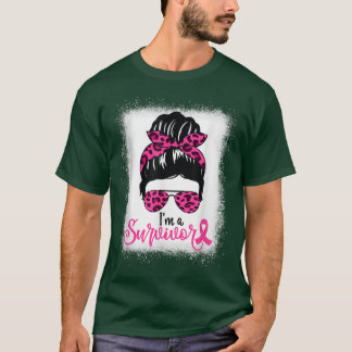 Camiseta Mujeres sobrevivientes del cáncer de mama Leopard 