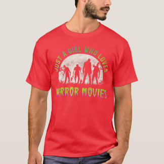 Camiseta Mujeres Solo una chica que ama las películas de te