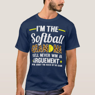 Camiseta Mujeres soy la abuela del Softball 