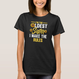Camiseta Mujeres soy la hermana mayor que hago la polilla d