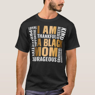 Camiseta Mujeres soy una madre negra afroamericana decimono