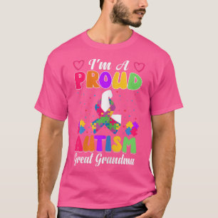 Camiseta Mujeres soy una orgullosa autismo Gran Guerra de A