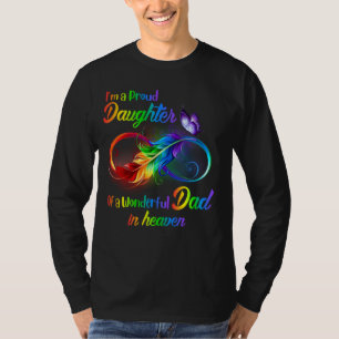 Camiseta Mujeres Soy Una Orgullosa Hija De Un Padre Maravil