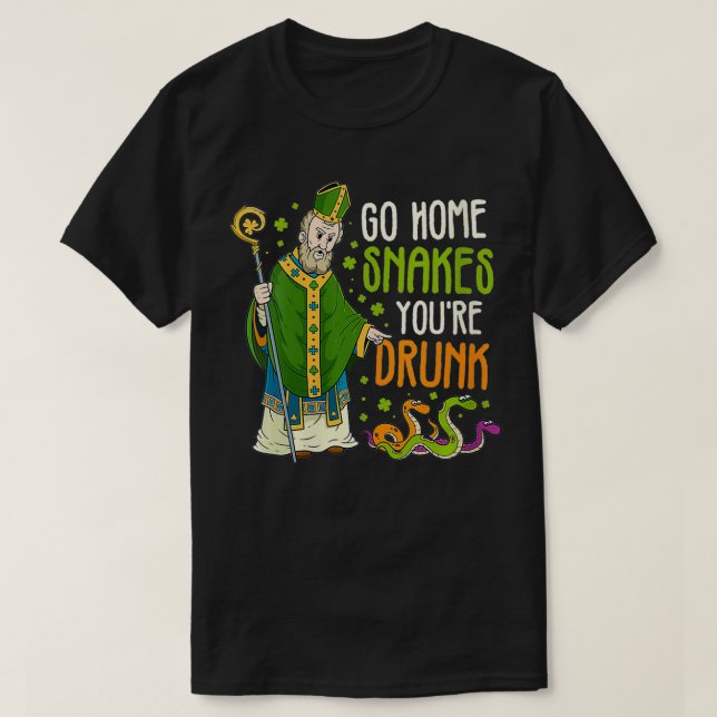Camiseta Mujeres St Patrick Serakes se van a casa y eres bo (Diseño del anverso)