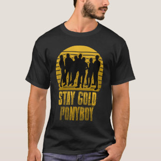 Camiseta Mujeres Stay Gold Ponyboy Vintage VNeck retro