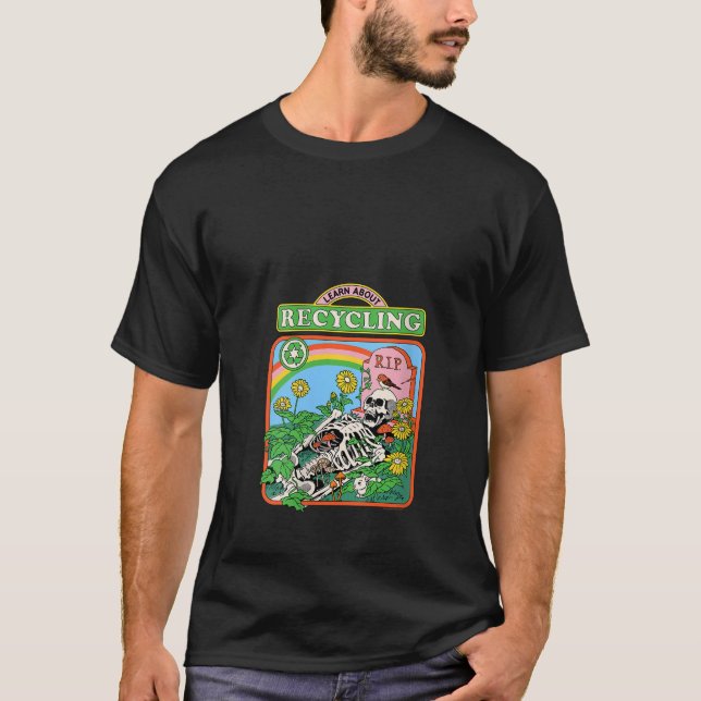 Camiseta Mujeres Steven Rhodes aprenden a reciclar el retro (Anverso)