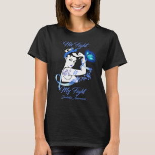 Camiseta Mujeres Su lucha es mi lucha contra la diabetes de
