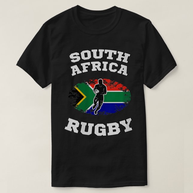 Camiseta Mujeres Sudáfrica Springboks Rugby VNeck (Diseño del anverso)