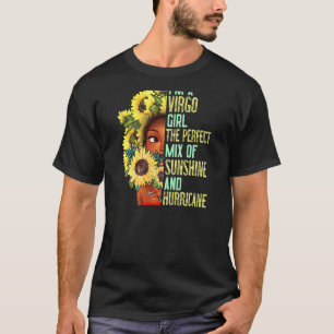 Camiseta Mujeres Sunshine Y Huracán Chica Virgo August Se
