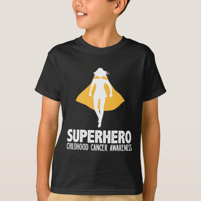 Camiseta Mujeres superheroicas - Conciencia sobre el cáncer (Anverso)