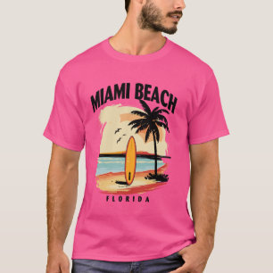 Camiseta Mujeres Surfistas de Miami Beach Florida