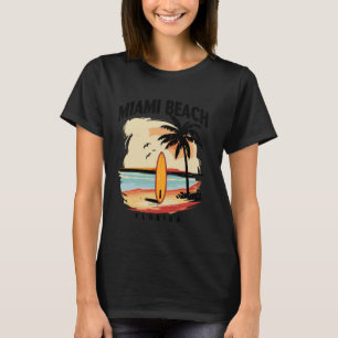 Camiseta Mujeres Surfistas de Miami Beach Florida
