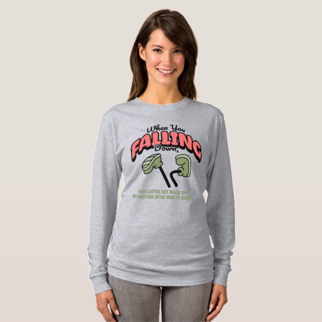 Camiseta "Mujeres" Surreal Manga Larga "Equilibrio" (Anverso completo)