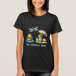Camiseta Mujeres sutil humor político Rana Volcán Dragonfly