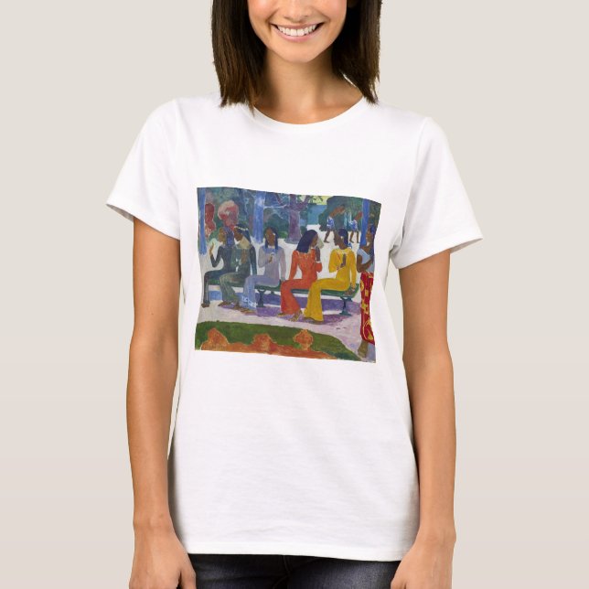 Camiseta Mujeres tahitianas, Gauguin (Anverso)
