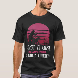 Camiseta Mujeres Tan Solo Una Chica Enamorada De Una Caza D