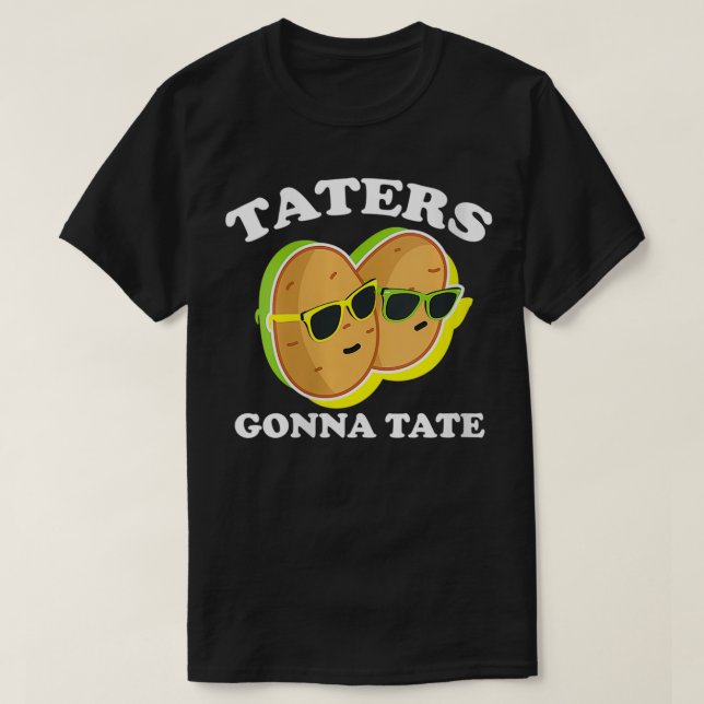 Camiseta Mujeres Taters van a comerse VNeck  (Diseño del anverso)