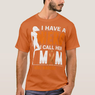 Camiseta Mujeres TDAH Mamá tengo un héroe que llamo a su ma