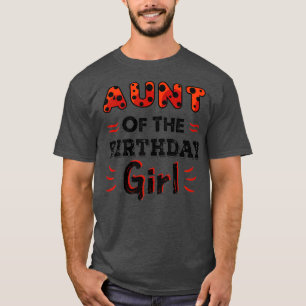 Camiseta Mujeres Tejidas Del Tema De La Ladybug, Chica De C