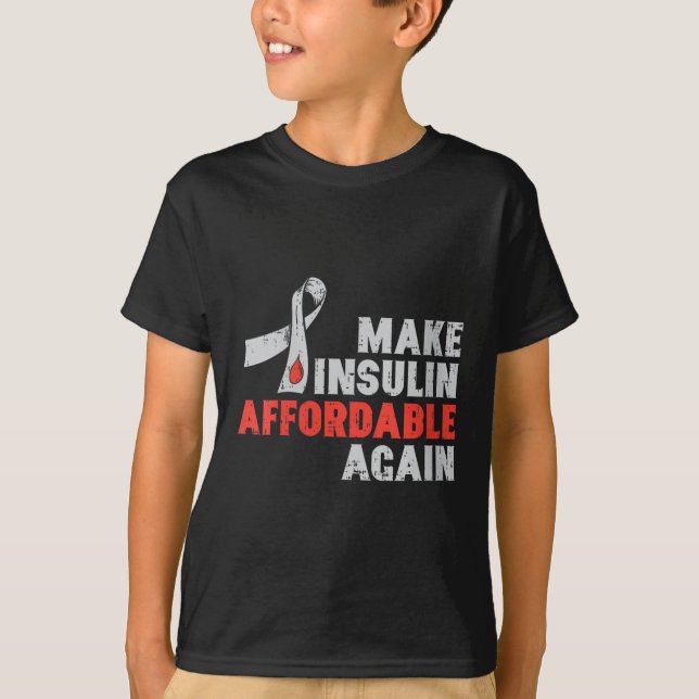 Camiseta Mujeres Terapia de Insulina Diabetes Sensibilizaci (Anverso)
