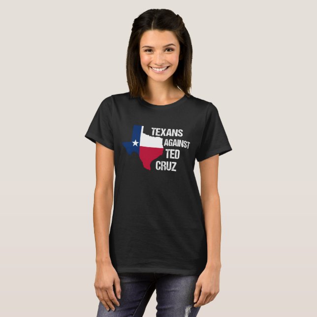 Camiseta Mujeres texanas contra Ted Cruz (Anverso completo)