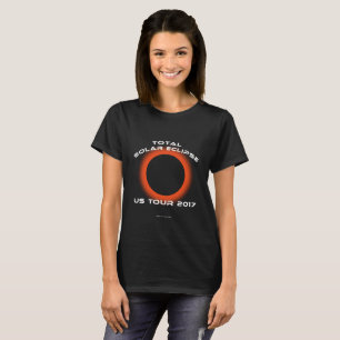 Camiseta Mujeres totales del viaje 2017 de los E.E.U.U. del