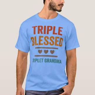 Camiseta Mujeres Triple Triple Triplet Abuela Abuelas Fu