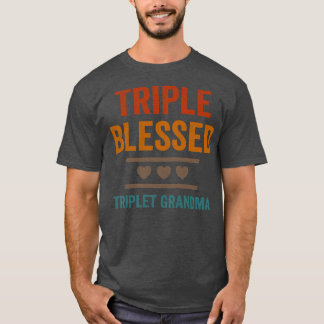 Camiseta Mujeres Triple Triple Triplet Abuela Abuelas Fu