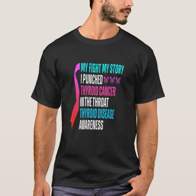 Camiseta Mujeres Tripuladas por Enfermedad tiroidea Apoyo S (Anverso)