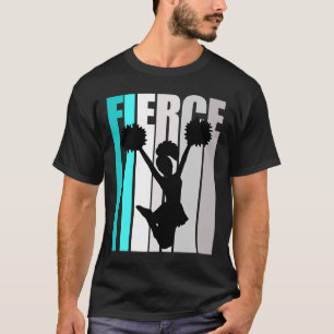 Camiseta Mujeres Turquesa Fierce Alegre Cumpleaños Colo