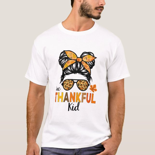 Camiseta Mujeres Un Niño Agradecido Chica De Acción De Grac (Anverso)