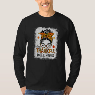Camiseta Mujeres Una Trabajadora Postal Agradecida Desorden