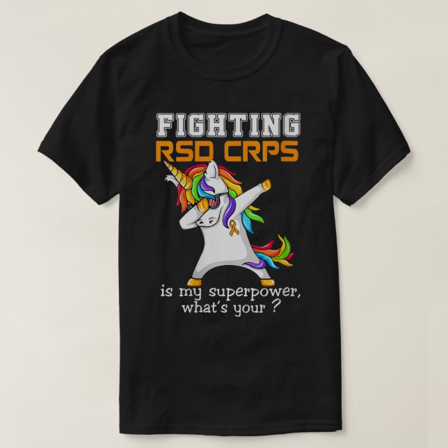 Camiseta Mujeres Unicornio luchando contra RSD Conciencia s (Diseño del anverso)