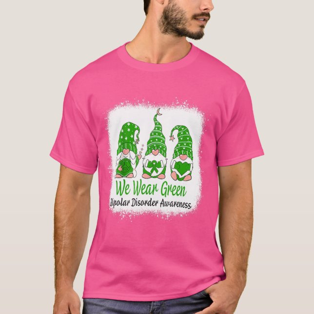 Camiseta Mujeres usamos conciencia verde del desorden bipol (Anverso)