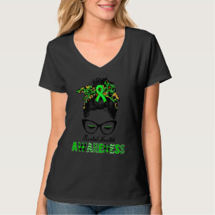 Camiseta Mujeres usamos verde conciencia de la salud mental