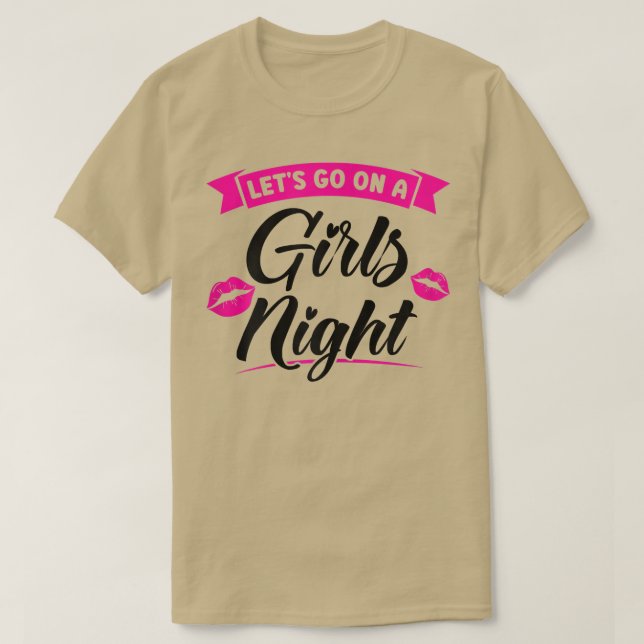 Camiseta Mujeres vamos a un fiesta de chicas (Diseño del anverso)
