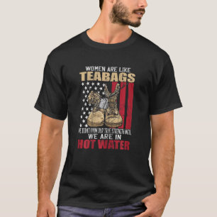 Camiseta Mujeres veteranas como Teabags Veteran Day Grap