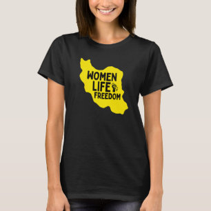 Camiseta Mujeres Vida Libertad Apoyo a la Persa Zan Zendegi