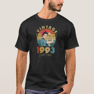 Camiseta Mujeres Vintage 1993 30 años 30 cumpleaños para
