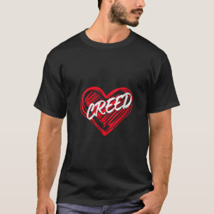 Camiseta Mujeres Vintage I Heart CRET I Love CREED First Na