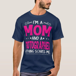 Camiseta Mujeres Vintage Soy Mamá Y Fotógrafa Graciosa