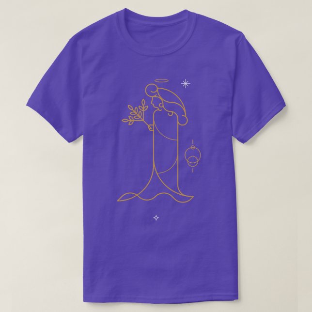 Camiseta Mujeres Virgo Astrología Horóscopo Mujeres Adolesc (Diseño del anverso)